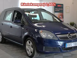 Blå Begagnad 2005 Opel Zafira Minibuss | 44 900 kr (Lite dyr)