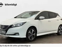Vit Begagnad 2021 Nissan Leaf 360º Halvkombi | 164 900 kr (Bra pris)