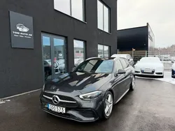 Grå Begagnad 2022 Mercedes C220 AMG line Kombi | 445 000 kr (Marknadspris)