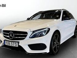 Vit Begagnad 2017 Mercedes C220 AMG Kombi | 234 900 kr (Marknadspris)