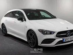Vit Begagnad 2020 Mercedes CLA200 Shooting Brake AMG Kombi | 289 000 kr (Marknadspris)