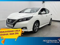 Vit Begagnad 2021 Nissan Leaf Acenta Halvkombi | 159 800 kr (Marknadspris)