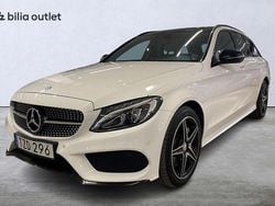 Vit Begagnad 2016 Mercedes C400 AMG line Kombi | 324 900 kr
