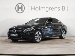 Svart Begagnad 2018 Mercedes C200 Sedan | 208 900 kr (Superpris)