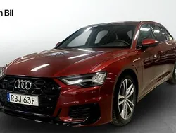 Grenadinröd metallic Begagnad 2024 Audi A6 S-Line Kombi | 599 000 kr (Dyr)