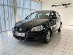 Svart Begagnad 2008 VW Polo Comfortline Halvkombi | 29 900 kr (Marknadspris)