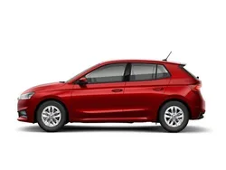 Röd Ny 2025 Skoda Fabia Selection Halvkombi | 268 100 kr (Marknadspris)