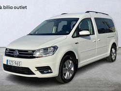Vit Begagnad 2019 VW Caddy Maxi Life Life Minibuss | 229 900 kr (Marknadspris)