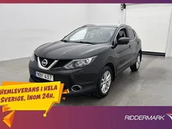 Svart Begagnad 2016 Nissan Qashqai 360º SUV | 139 900 kr (Marknadspris)