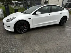 Vit Begagnad 2023 Tesla Model 3 Performance Sedan | 400 000 kr (Marknadspris)
