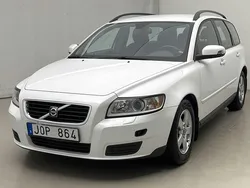 Vit Begagnad 2009 Volvo V50 Kinetic Kombi | 52 000 kr