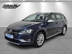 Mörkblå (night blue metallic) Begagnad 2016 VW Golf Alltrack Kombi | 195 000 kr (Lite dyr)