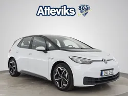 Vit Begagnad 2020 VW ID.3 Pro Performance Halvkombi | 194 900 kr (Bra pris)