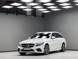 Vit Begagnad 2019 Mercedes C200 AMG line Kombi | 259 900 kr (Lite dyr)
