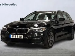 Svart Begagnad 2019 BMW 520 Sport Line Kombi | 274 900 kr (Bra pris)