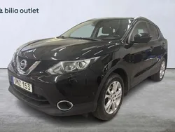 Svart Begagnad 2015 Nissan Qashqai Tekna SUV | 109 800 kr (Marknadspris)