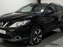 Svart Begagnad 2017 Nissan Qashqai SUV | 129 900 kr (Marknadspris)