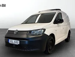 Vit (candy white) Begagnad 2021 VW Caddy Minibuss | 219 900 kr (Bra pris)