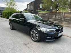 Svart Begagnad 2018 BMW 520 Sport Line Kombi | 265 000 kr (Marknadspris)
