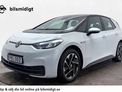 Vit Begagnad 2021 VW ID.3 Pro Halvkombi | 203 800 kr (Marknadspris)
