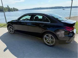 Svart Begagnad 2021 Mercedes A250 AMG Sedan | 329 000 kr (Marknadspris)