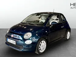 Blå (blue) Begagnad 2021 Fiat 500 Halvkombi | 129 900 kr (Marknadspris)