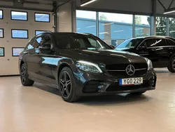 Grå Begagnad 2021 Mercedes C300e AMG line Kombi | 279 900 kr (Dyr)
