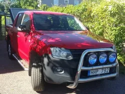 Röd Begagnad 2014 VW Amarok Highline Pickup | 180 000 kr (Lite dyr)