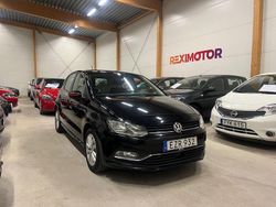 Svart Begagnad 2016 VW Polo Halvkombi | 84 900 kr (Marknadspris)