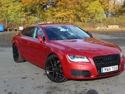 Röd Begagnad 2013 Audi A7 Sportback Halvkombi | 156 500 kr (Marknadspris)