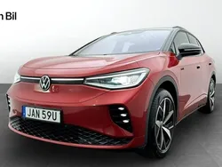 Mörkröd Begagnad 2023 VW ID.4 GTX SUV | 409 900 kr (Bra pris)