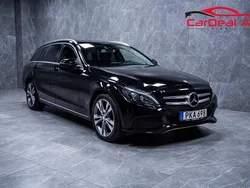 Svart Begagnad 2016 Mercedes C220 Avantgarde Kombi | 184 800 kr (Marknadspris)