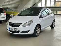 Vit Begagnad 2008 Opel Corsa Halvkombi | 35 900 kr (Marknadspris)