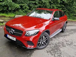 Röd Begagnad 2019 Mercedes GLC220 AMG line Sportkupé | 475 000 kr (Dyr)