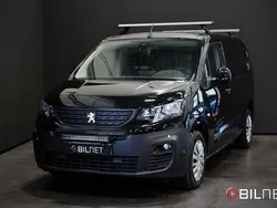 Svart Begagnad 2019 Peugeot Partner Minibuss | 149 900 kr (Marknadspris)