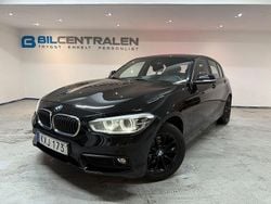 Svart Begagnad 2015 BMW 116 Advantage Halvkombi | 129 900 kr (Marknadspris)
