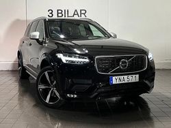 Svart Begagnad 2017 Volvo XC90 R-Design SUV | 374 900 kr (Marknadspris)