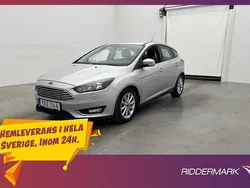 Grå Begagnad 2016 Ford Focus Titanium Halvkombi | 99 800 kr (Marknadspris)