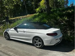 Vit Begagnad 2017 Mercedes C250 AMG line Cab | 315 000 kr (Dyr)