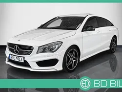 Vit Begagnad 2016 Mercedes CLA200 Shooting Brake AMG Kombi | 179 700 kr (Bra pris)