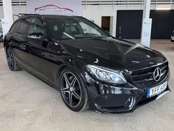 Svart Begagnad 2017 Mercedes C220 AMG line Kombi | 244 900 kr (Marknadspris)