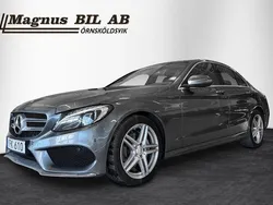 Grå Begagnad 2017 Mercedes C220 AMG Sedan | 259 900 kr (Marknadspris)