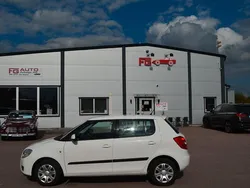 Vit Begagnad 2009 Skoda Fabia Ambiente Halvkombi | 49 900 kr (Marknadspris)