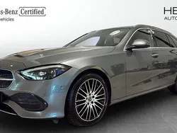 Grå (grey) Begagnad 2022 Mercedes C220 Avantgarde Kombi | 369 500 kr (Marknadspris)