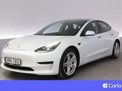 Vit Begagnad 2021 Tesla Model 3 Standard Range Plus Sedan | 272 900 kr (Lite dyr)