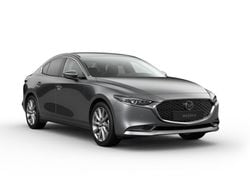 Grå Ny 2024 Mazda 3 Exclusive-Line Sedan | 367 600 kr (Dyr)