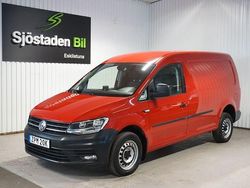 Röd Begagnad 2020 VW Caddy Maxi Minibuss | 227 900 kr (Marknadspris)