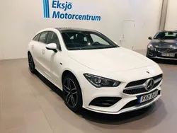 Vit Begagnad 2020 Mercedes CLA250e Shooting Brake AMG Kombi | 399 000 kr (Dyr)