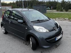 Grå Begagnad 2007 Peugeot 107 Halvkombi | 25 000 kr (Marknadspris)
