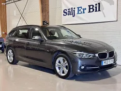 Grå Begagnad 2017 BMW 318 Sport Line Kombi | 169 700 kr (Marknadspris)